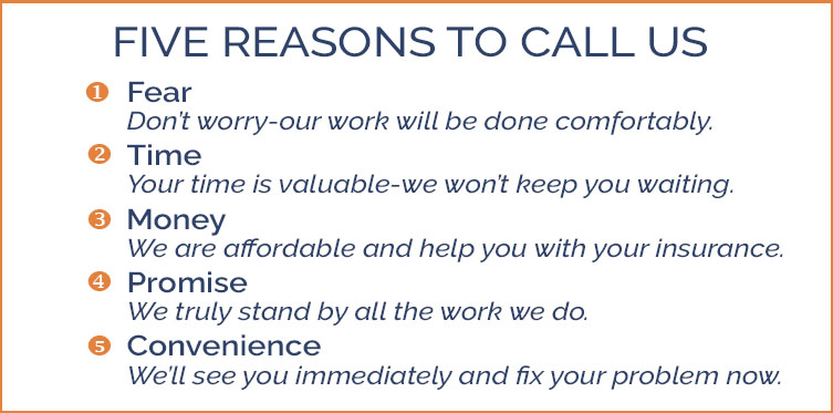Five Reasons to Call Us